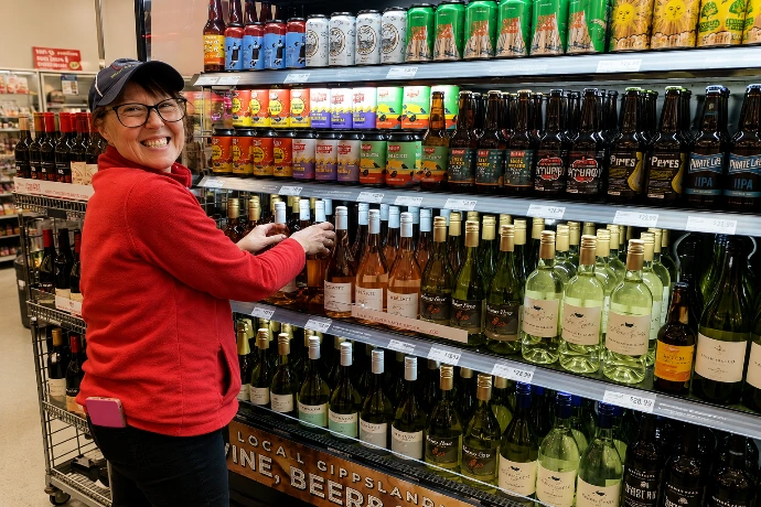local beer, local cider, local wine